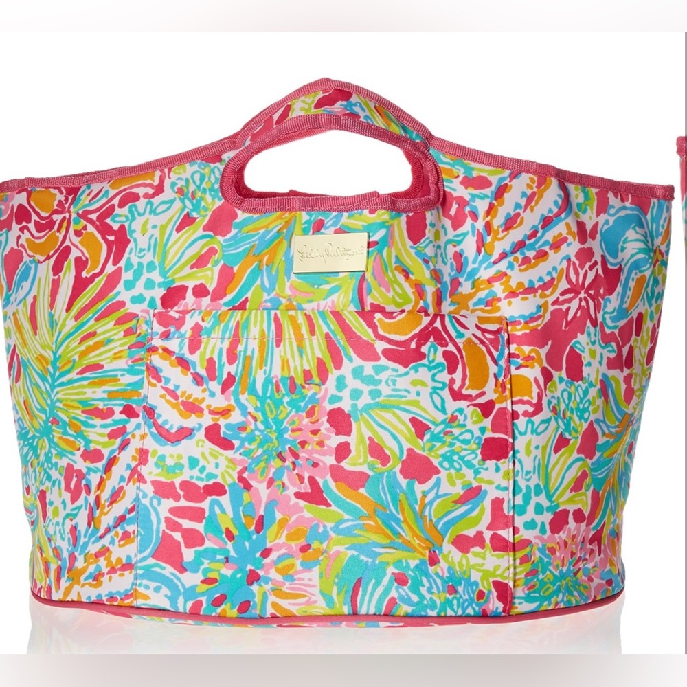 Lilly Pulitzer Beverage Bucket, Spot Ya, Pink